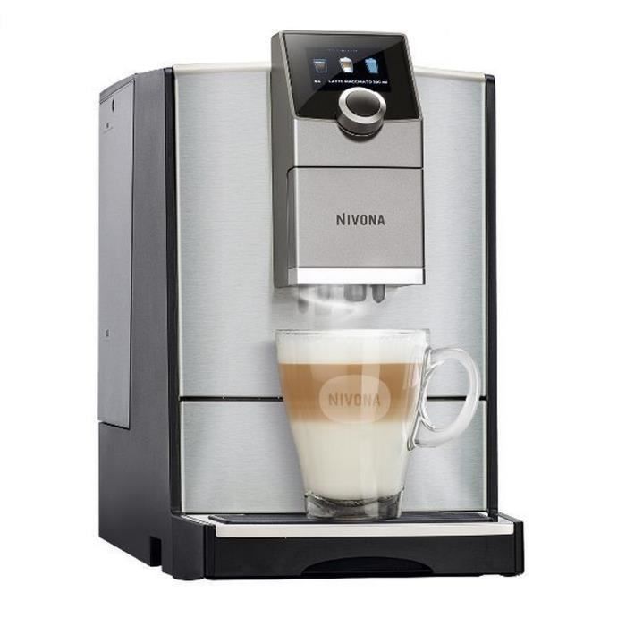 Robot café - Nivona - NICR799 - 15 bars - Système de pré-infusion - Design inox