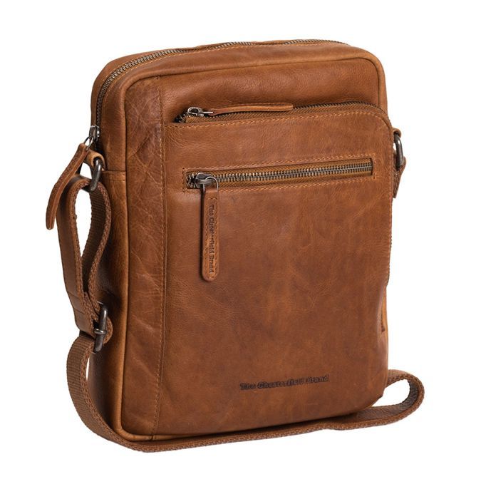 Sac à épaule Bandoulière The Chesterfield Brand Renata, Cognac, Cuir - Neuf Avec étiquettes, Ajustable