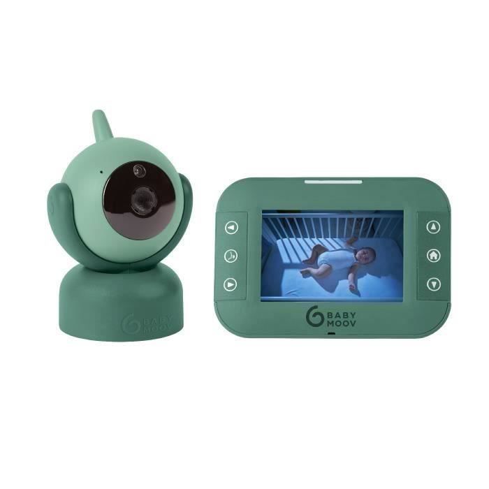Babymoov Babyphone vidéo YOO Twist - Caméra motorisée avec vue à 360° - Technologie Sleep - Vision nocturne