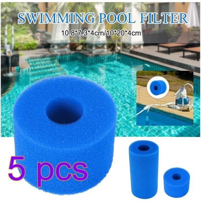 2 Éponges Absorbantes Piscine Spa - Absorbeur Écume Huile Réutilisable Poisson, Nettoyage Naturel