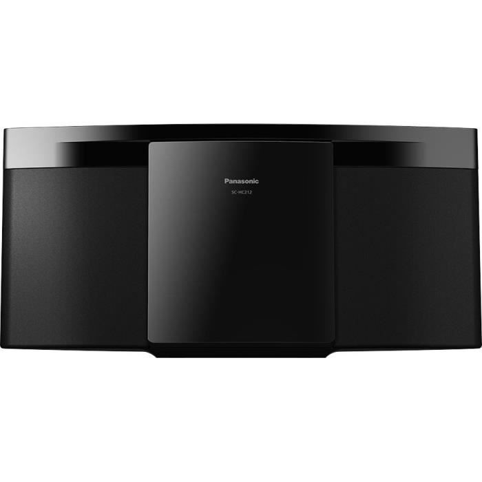 Micro chaîne connectée PANASONIC SC-HC212 - Lecteur CD et Radio FM/DAB+ - Puissance stéréo 20W