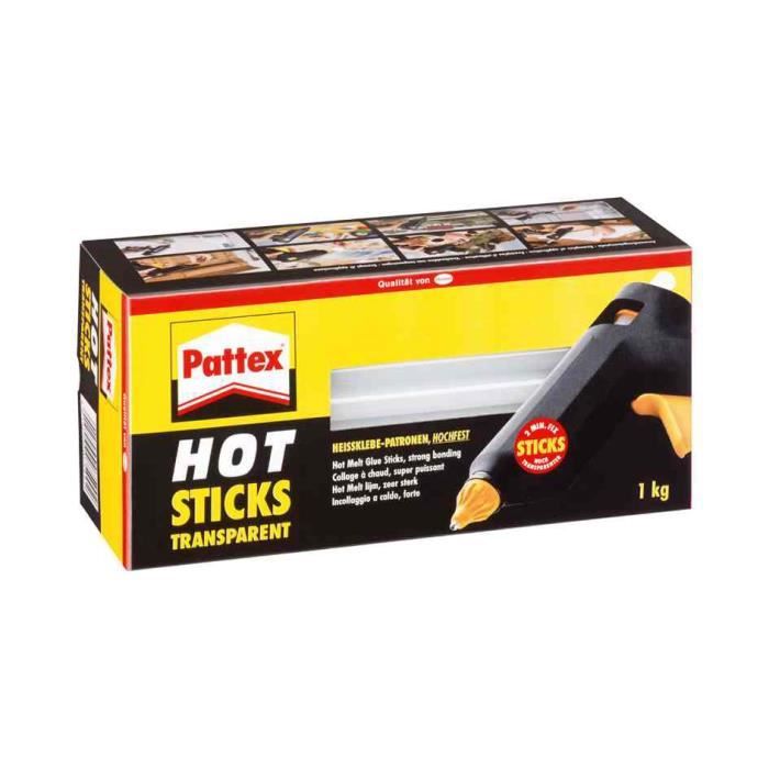 Batons de colle Pattex transparente Ø 11 mm 1kg Par 6 - vue 2