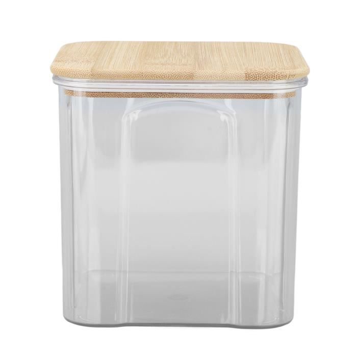 Lot De 16 Boîtes De Rangement Cuisine GoMaihe – Bocaux Hermétiques Avec Couvercle, Noir