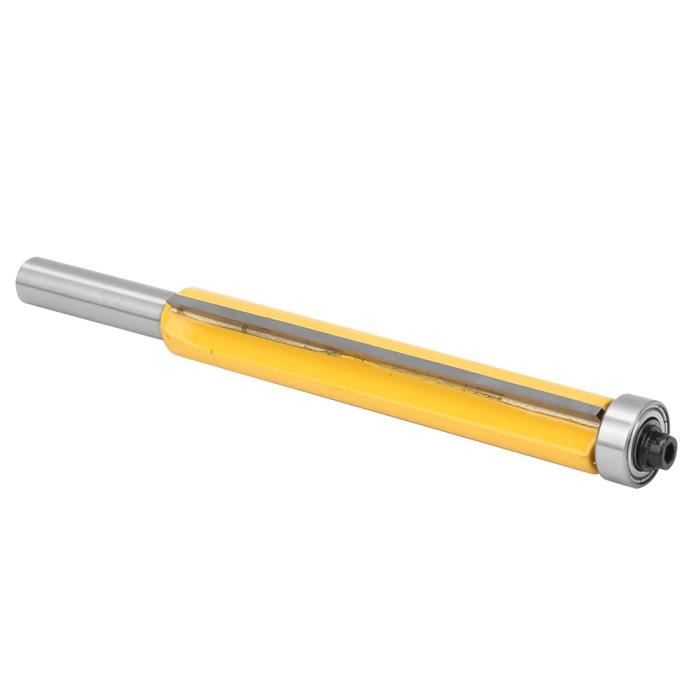 Mèche De Toupie Affleurante En Carbure – Tige 1/4 Pouce, Avec Roulement, Pour Bois Et Dérivés - 2