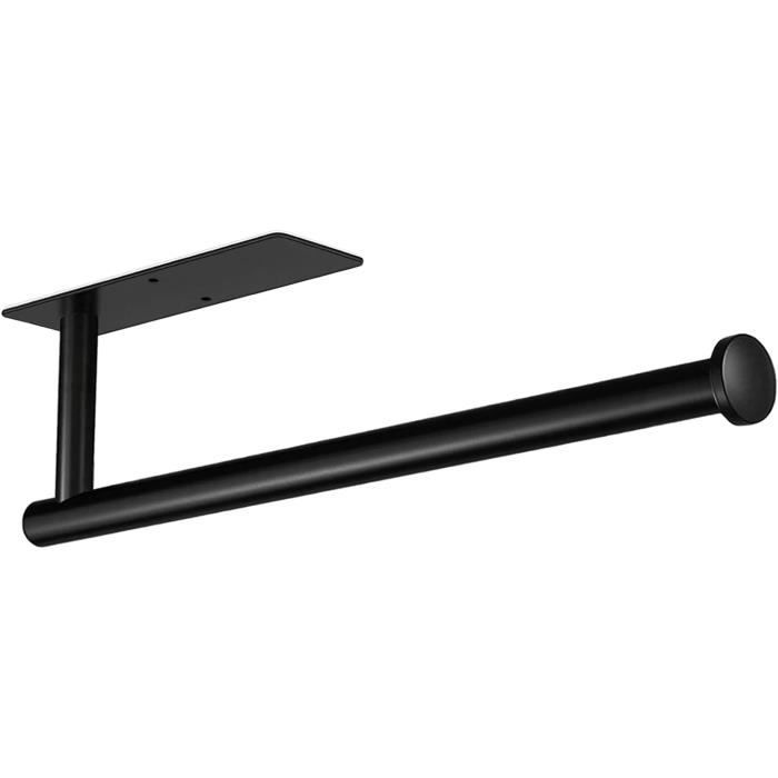 Porte Rouleau Papier Cuisine JINDIWUL Sans Perçage - Support Essuie-Tout Mural, Fer Peint