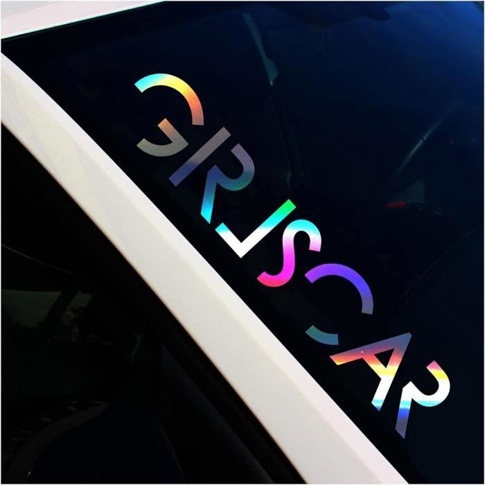 Bandeau Décoratif Autocollant Pour Pare-brise Avant De Voiture - 130cm X 21cm - Neuf