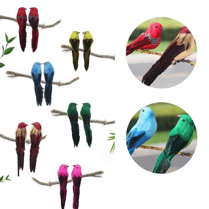 Lot De 8 Nids D'oiseaux Artificiels En Mousse - Décoration Jardin, Mariage, Printemps, Couleur Marron