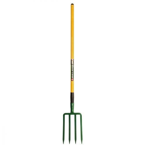 Grelinette à 5 Dents,VEVOR Fourche à Bêcher Avec Double Manche En Fibre De Verre Fourche De Jardin Large Robuste En Forme De U Outil Pour Jardinage 96594804