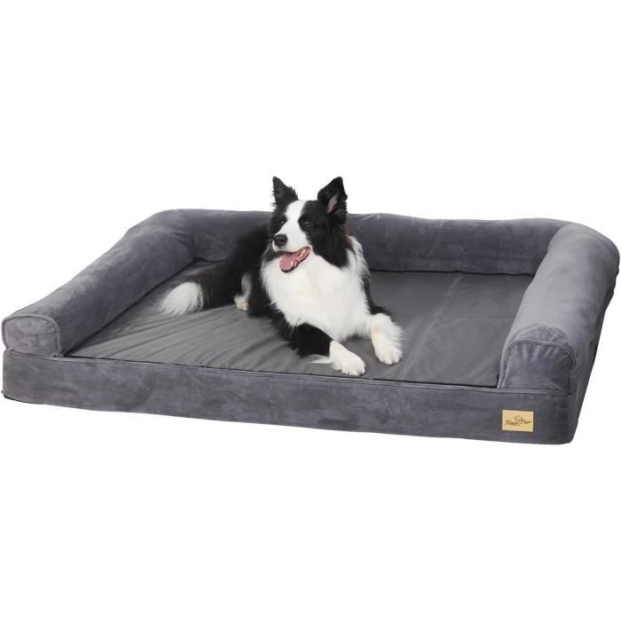 Panier Pour Chien Grande Taille, Xxl, 122X74Cm, Coussin Chien Lavable