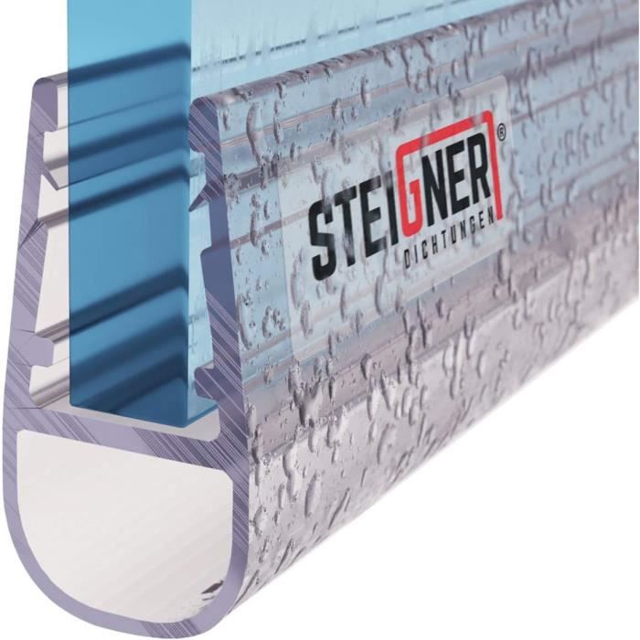 STEIGNER Umbral Acrílico 80 Cm – Protección Antifugas Para Ducha, Altura 10 Mm