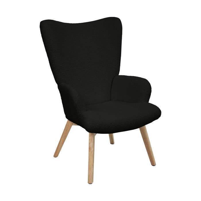 Fauteuil Relax à Oreilles - Couleur Pétrole, Rembourrage Coton, Housse Polyester - Neuf