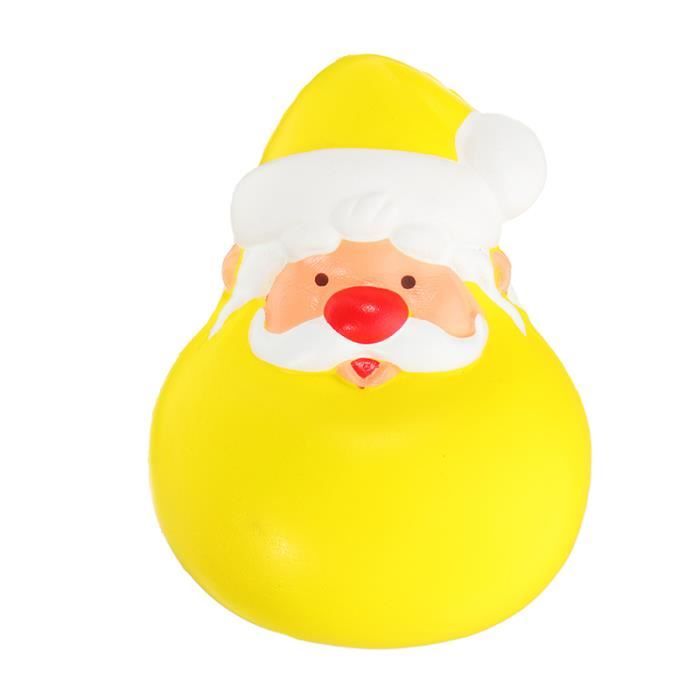 Mignon Squishy Pere Noel 13cm Jouet Rebond Lent De Decompression Gobelet Cadeau Decor Party Fete Jaune Achat Vente Hand Spinner Anti Stress Cdiscount