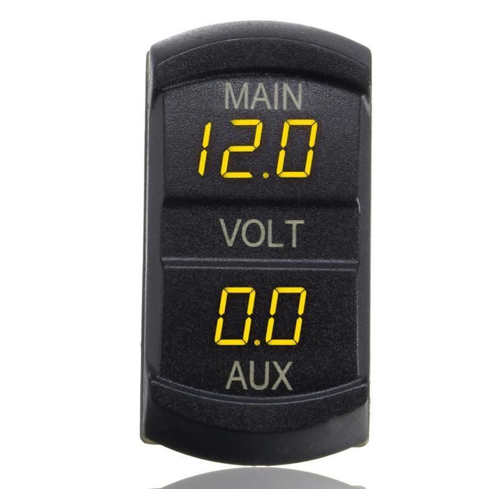Qiilu Double Voltmètre Moniteur De Tension Pour Haiti