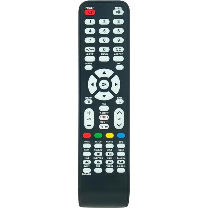 Télécommande De Remplacement Pour TELESYSTEM, TS9011-HD, Sat/DTT