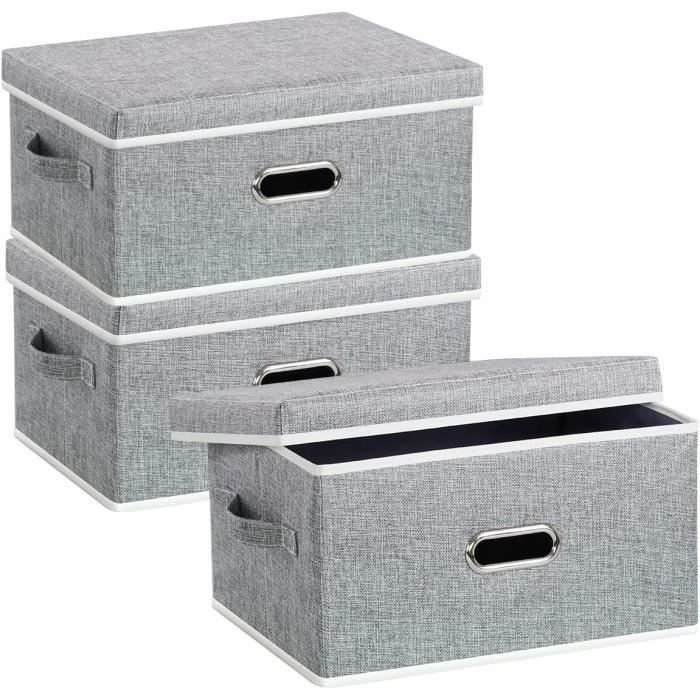 Lot De 6 Boîtes De Rangement Transparentes 13L Avec Couvercles - Empilables, Sans BPA