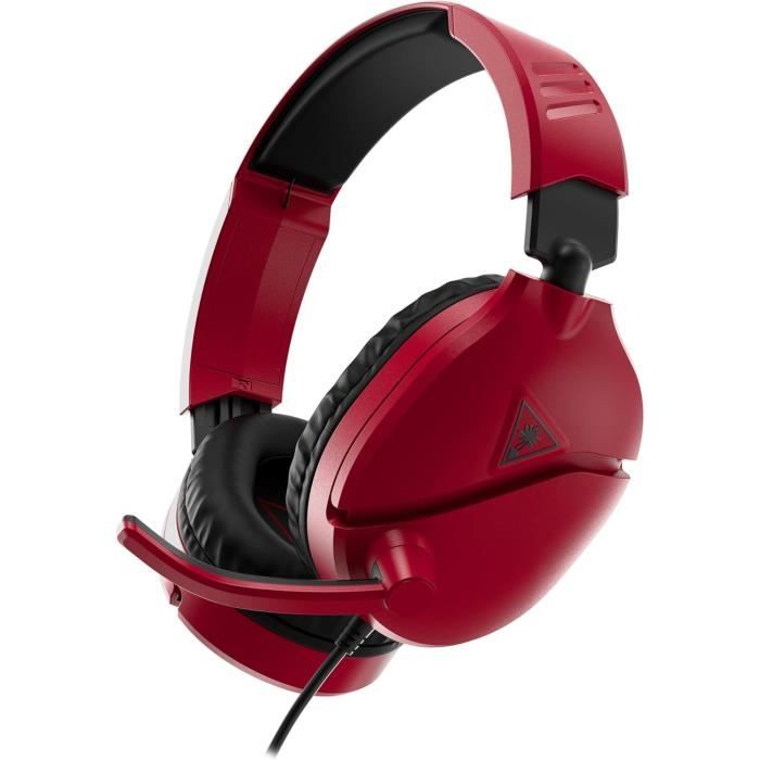 Casque de Jeu - TURTLE BEACH - Recon 70 - Rouge Nuit - Compatibilité Multiplateforme - Confort Optimal