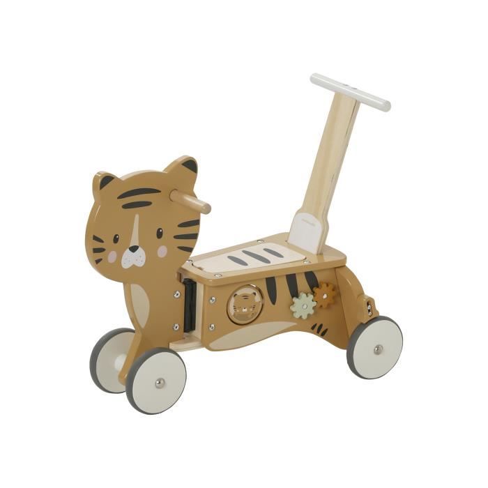VERTBAUDET Porteur chariot de marche 2 en 1 TANZANIE en bois FSC