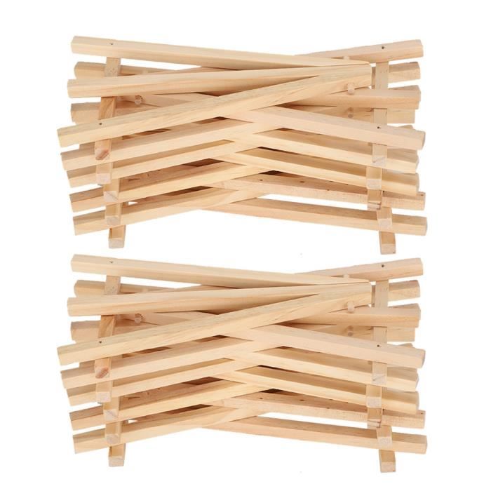 Supports en bois DIY à décorer soi-même