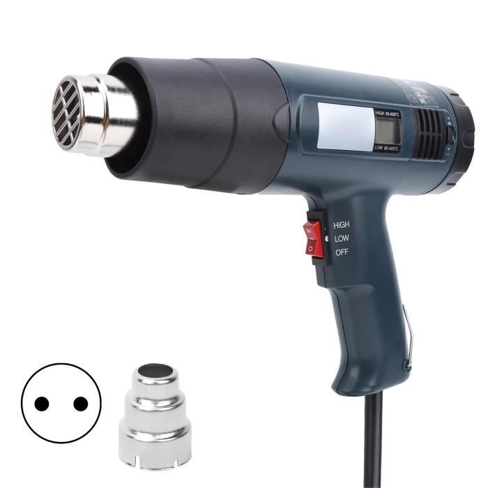 Pistolet à Air Chaud 220V 450W LCD – Station Dessoudage Réglable Pour SMD, BGA, Rétraction Thermique Et Soudage