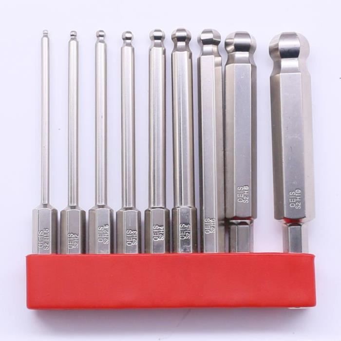 Lot De 6 Tournevis Hexagonaux Bondhus à Extrémité Sphérique - Vintage USA