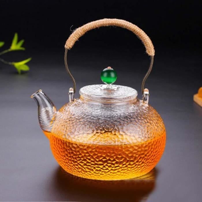 Cafetière En Verre 400 Ml Avec Filtre Inox - Cafetière Manuelle Résistante Haute Température, Graduation Précise