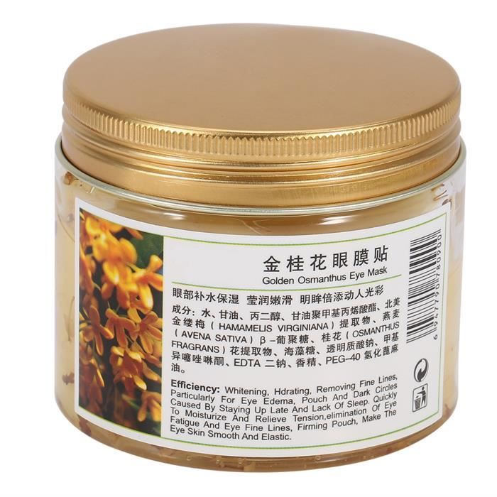 Patch Yeux Or Osmanthus MYTEX-SHOP - Anti-rides Et Anti-poches - Pour Tous Types De Peau - Neuf