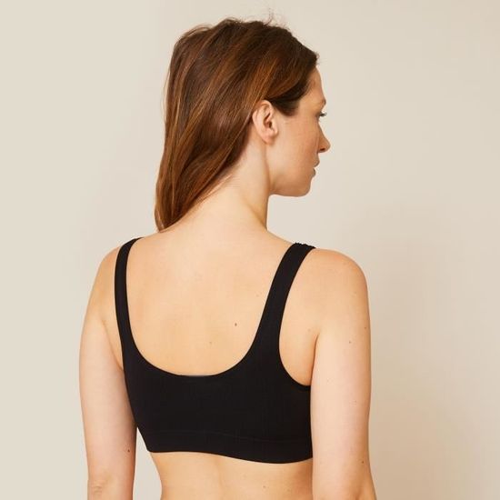 MONOPRIX Brassiere sans couture NOIR Feminin Noir Cdiscount Pret a Porter