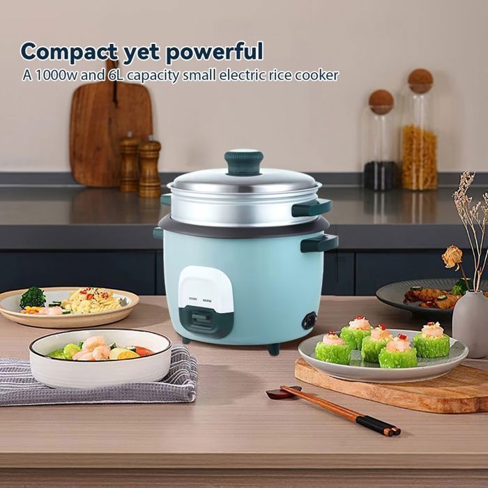 Cuiseur à riz - JOULLI - 5L - 900W - 5 fonctions - Minuterie - Maintien