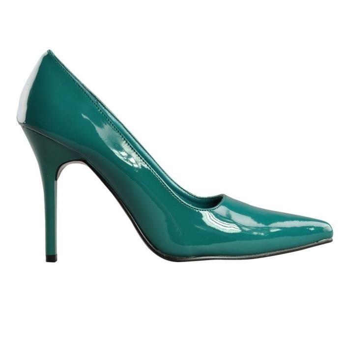 Escarpins Femme HIGHEST HEEL Teal Pat Vernis Bleu Canard