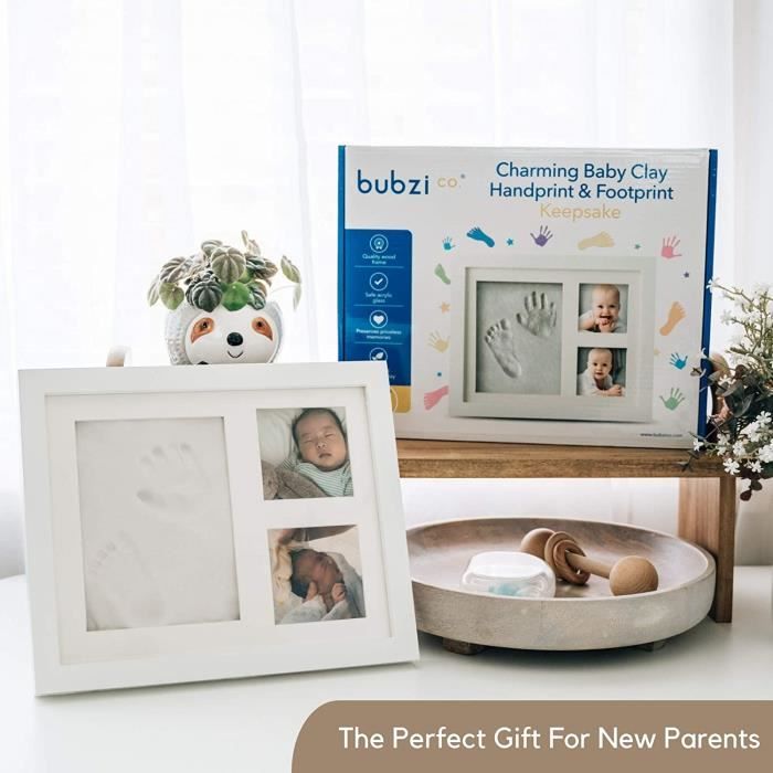 Kit d'empreintes de mains et d'empreintes de bébé Souvenirs pour  nouveau-nés Cadeaux d'art de mémoire Cadres photo