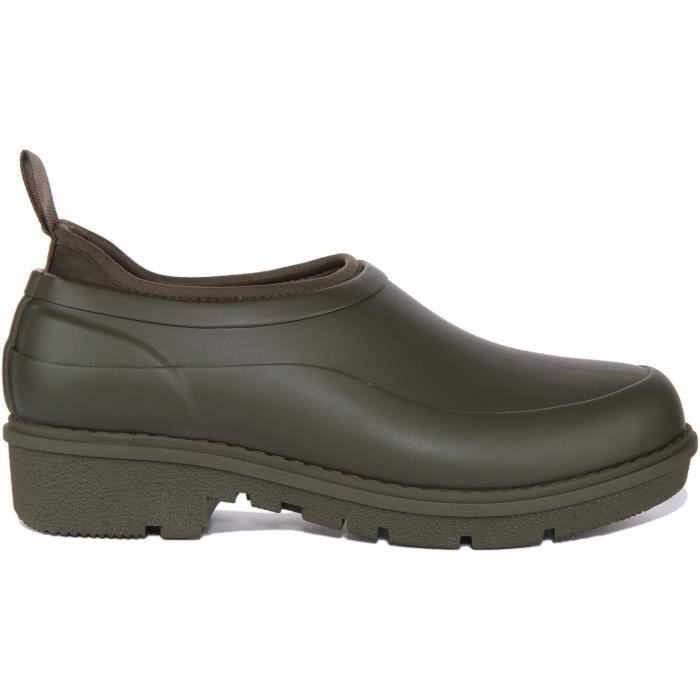 FitFlop Wonderclog Sabot en caoutchouc impermeable pour femmes en olive Olive 38