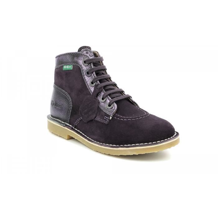 Kickers top violette femme