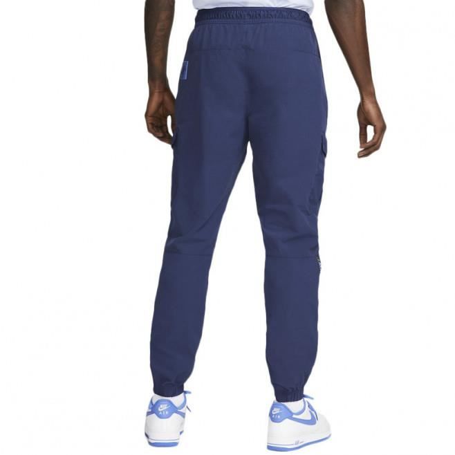 Pantalon de surv tement Nike AIRMAX WOGEN CARGO Bleu Running