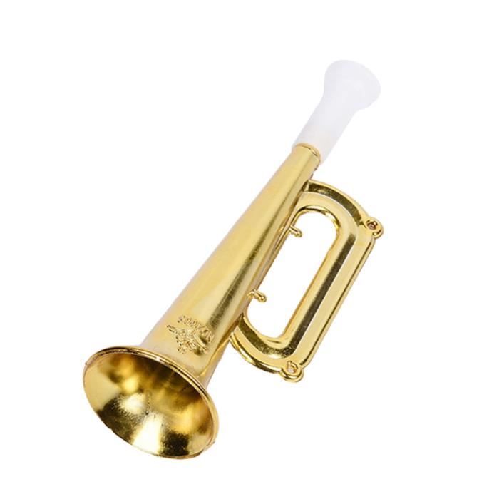 Trompette pour Enfants Trompette pour Enfants Enduit d'Or, Jouet Musical d'âge Préscolaire Divertissement en Surface Instruments Préscolaires Jouet Musical Trompette en Corne Trompette pour Enfants Trompette pour Enfants Enduit d'Or, Jouet Musical d'âge Préscolaire Divertissement en Surface Instruments Préscolaires Jouet Musical Trompette en Corne
