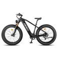 Vélo électrique Fafrees F26 CarbonM,1000W Moteur,48V 22.5AH,26"*4.8,SHIMANO 9 Vitesses,Carbon Fibre Frame,VTT électrique-Noir-2