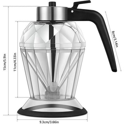 Distributeur De Sirop En Verre De 400 Ml, Récipient En Verre Avec