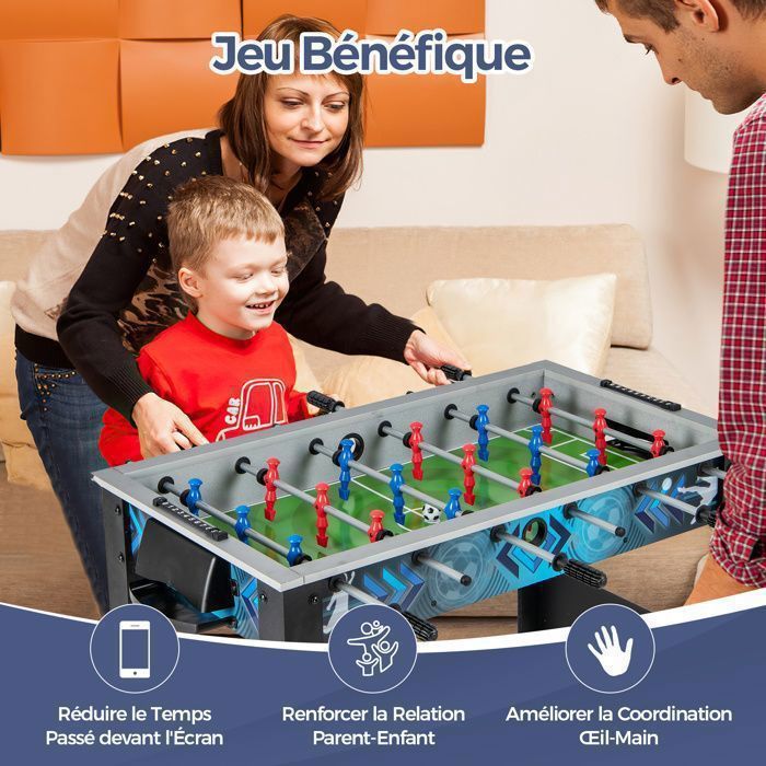 KOMBIUDA Compteur De Score Baby-foot – Lot De 4, Affichage Clair, Plastique Résistant, 30x2x2 Cm, Pour Salle De Jeux