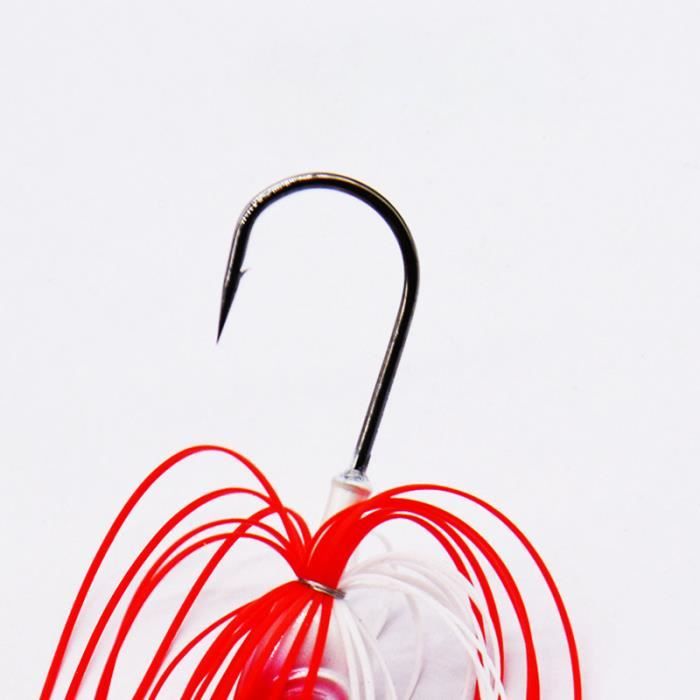 Nouveau pêche Buzzbait 15g 12cm tête de gabarit Double couleur jupes durables ba