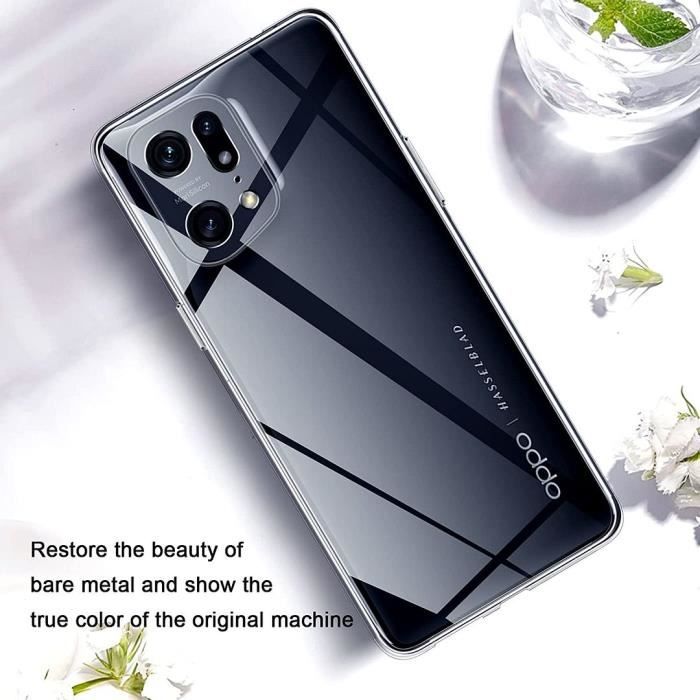 Coque Silicone Renforcée Transparente Pour Oppo Find X3 / Find X3 Pro – Neuf