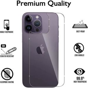 Verre De Protection Pour Caméra Arrière IPhone - Compatible Modèles 8 à 14, Neuf