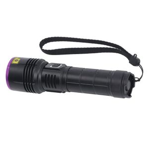 Mini lampe torche LED UV en aluminium pour détection de sperme, scorpions, empreintes digitales, lumière noire 365 395nm