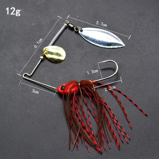 Vvikizy Appâts de cuillère basse réalistes 10pcs Leurres de Pêche Kit d'Appât Tournant Dur d'Eau Vvikizy Appâts de cuillère basse réalistes 10pcs Leurres de Pêche Kit d'Appât Tournant Dur d'Eau