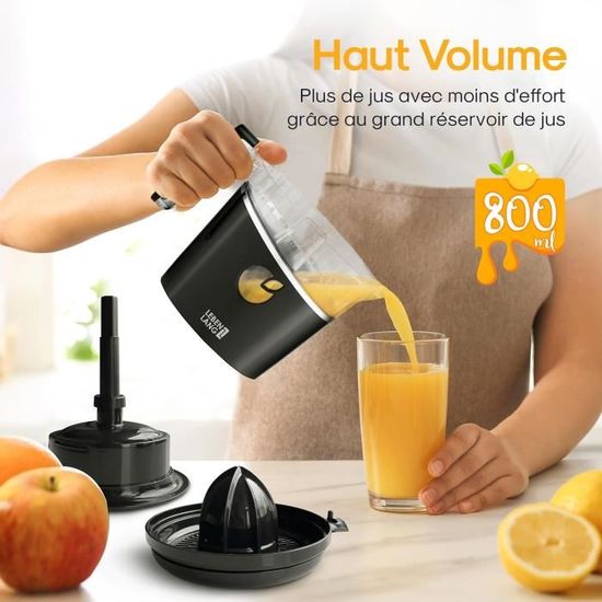 Presse-agrumes électrique 800 Ml Kasanova - Rotation Alternée - Sans Effort, Sans Pépins - Pour Jus Frais Maison