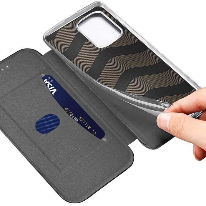 LINER Pelle Cover per Vivo Y72 5G / Vivo Y52 5G, Retro Design Flip Custodia in PU/TPU Leather Premium Portafoglio con Supporto di Stand/Carte Slot/Chiusura Magnetica Antiurto Case - Blu