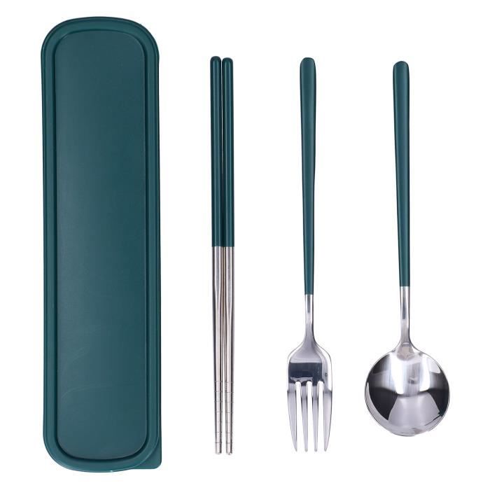 Vaisselle Pliante En Acier Inoxydable Pour Camping, Pique