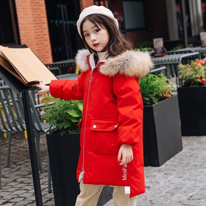 Doudoune capuche vrai best sale fourrure