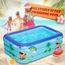 1 3m enfant piscine gonflable baignoire 3 couches jardin pour 2 3 personnes cdiscount jeux jouets