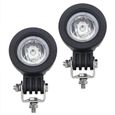 18W LED Spot Lampe de Voiture Phare de travail LED Feux SUV ATV phares 2PC-0