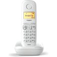Gigaset A270, Téléphone DECT, Combiné sans fil, Haut-parleur, 80 entrées, Identification de l'appelant, Blanc-0