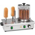 Klarstein Wurstfabrik  Pro 600 Machine à hot dogs 600W - Capacité 5L - Température réglable en continu 30-100°C - Verre & inox-0